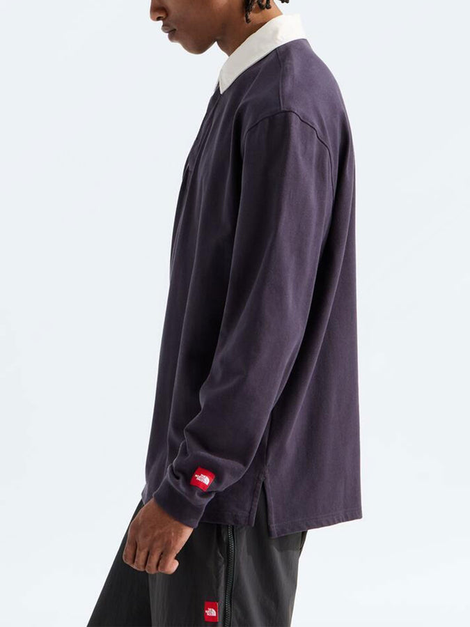 The North Face Red Box Rugby Long Sleeve Polo Fall 2026 | OBSIDIAN (0SA)