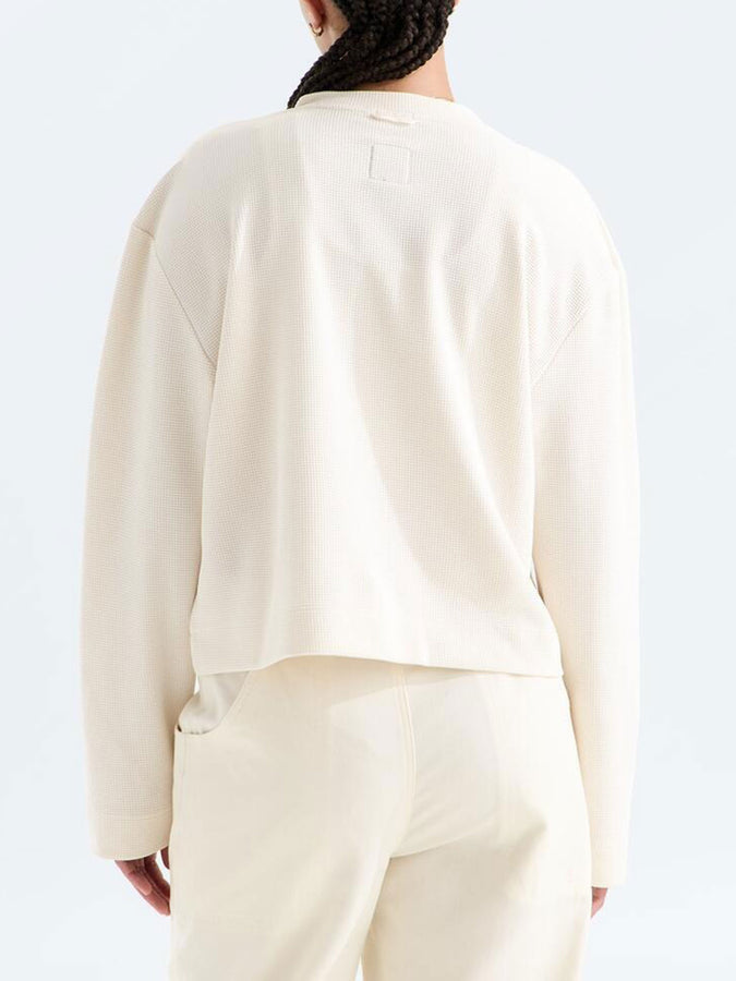 The North Face Ridge Path Waffle L/S T-Shirt Fall 2026 | WHITE DUNE (QLI)