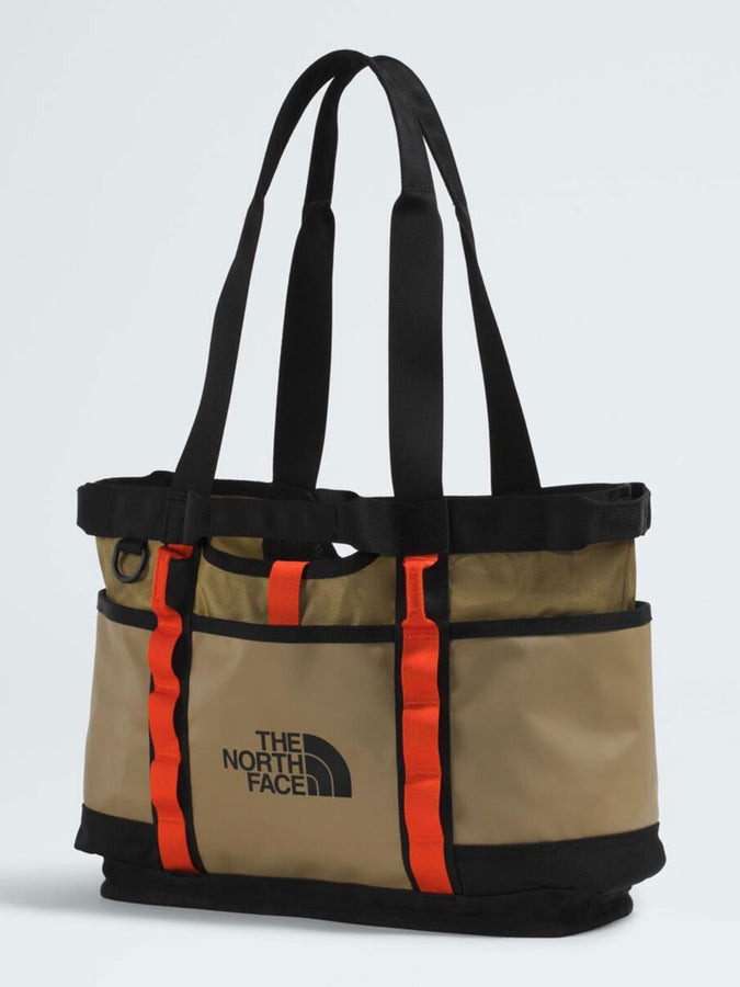 The North Face Base Camp Utility Tote Bag | CEDAR/TNF BLACK/LAVA RED (MY1)