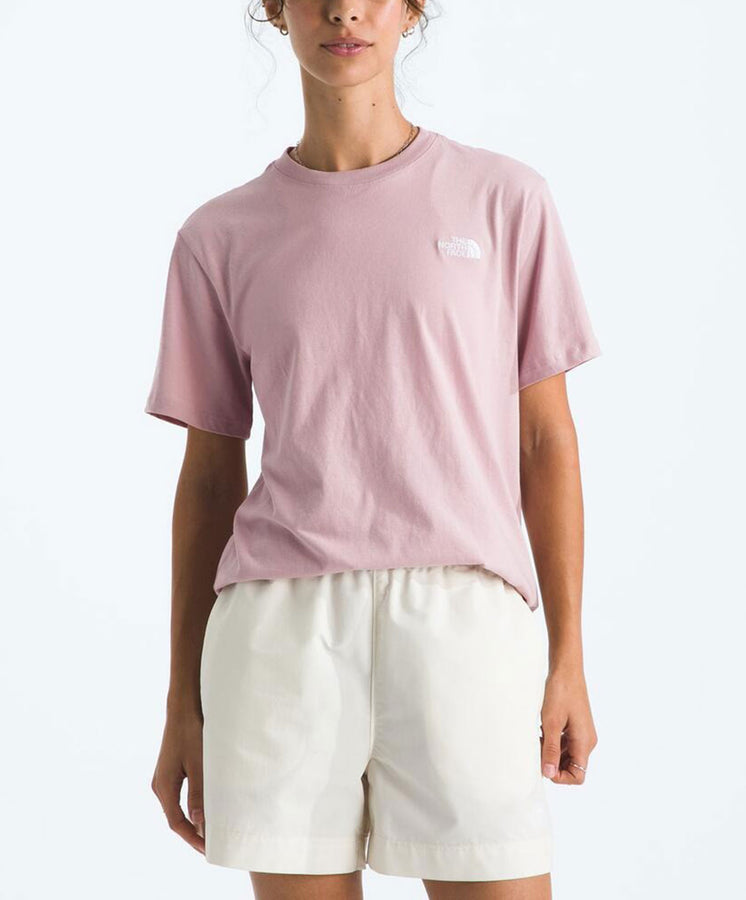 The North Face Evolution Simple Dome T-Shirt Spring 2026 | METAL PINK (0SO)