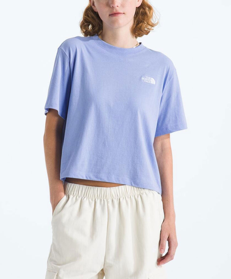 TNF Evolution Dome Crop Relaxed T-Shirt Spring 2026 | PERIWINKLE GLOW (G74)