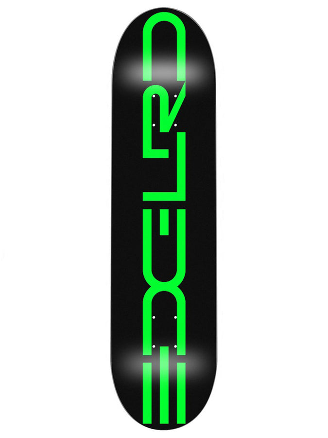 EDGLRD Tech Script 8'' & 8.25'' Skateboard Deck 2025 | BLACK/GREEN