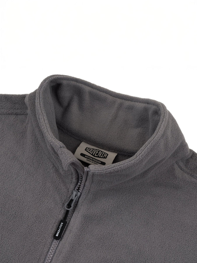 Souvenir Tech Zip Up Polar Fleece Winter 2026 | COOL GREY