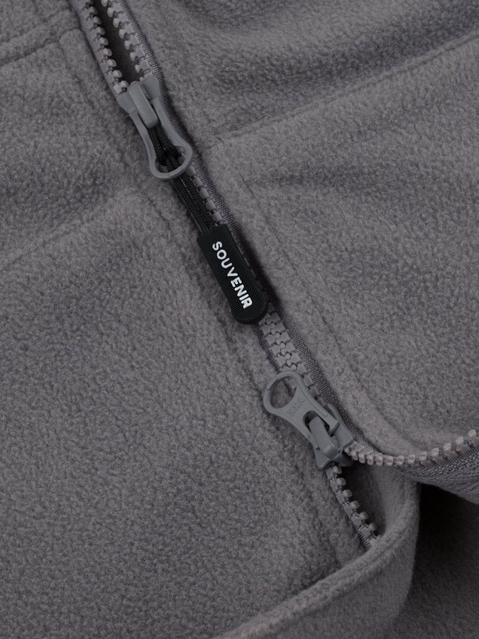 Souvenir Tech Zip Up Polar Fleece Winter 2026 | COOL GREY