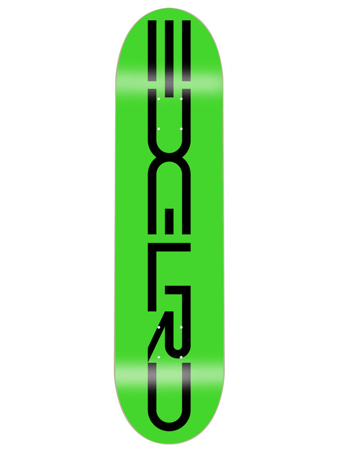 Edglrd Tech Script Green/Black Skateboard Deck | GREEN/BLACK