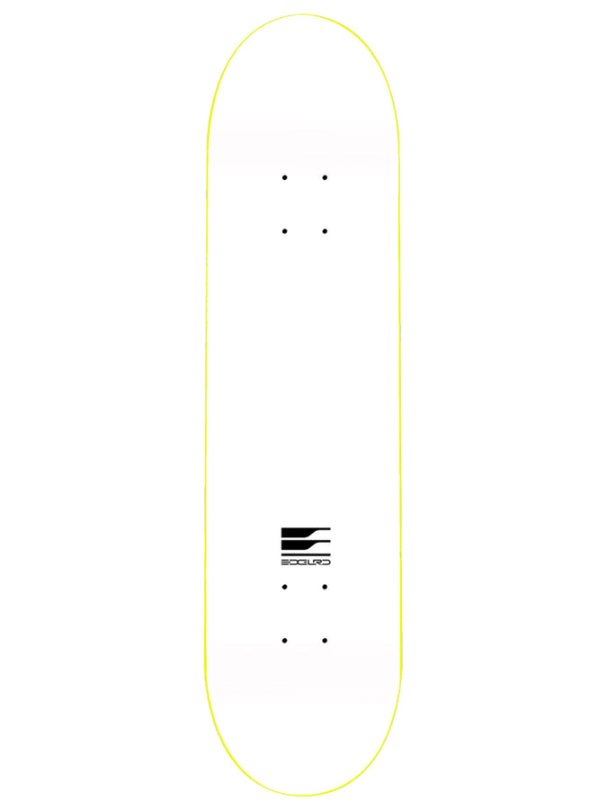 Edglrd Tech Script White/Black 8'' & 8.25'' Skateboard Deck | WHITE/BLACK