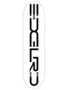 Edglrd Tech Script White/Black 8'' & 8.25'' Skateboard Deck