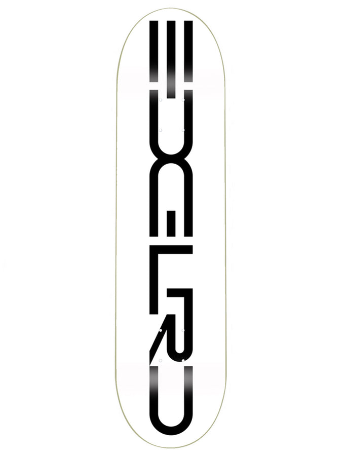 Edglrd Tech Script White/Black 8'' & 8.25'' Skateboard Deck | WHITE/BLACK