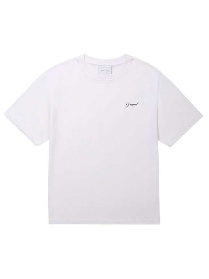 Grand Script T-Shirt Spring 2024 | WHITE