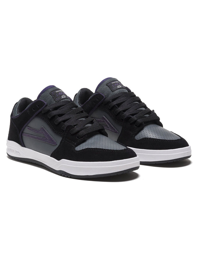 Lakai Telford Low Black/Grey Suede Shoes Fall 2023 | BLACK/GREY SUEDE (BGS)
