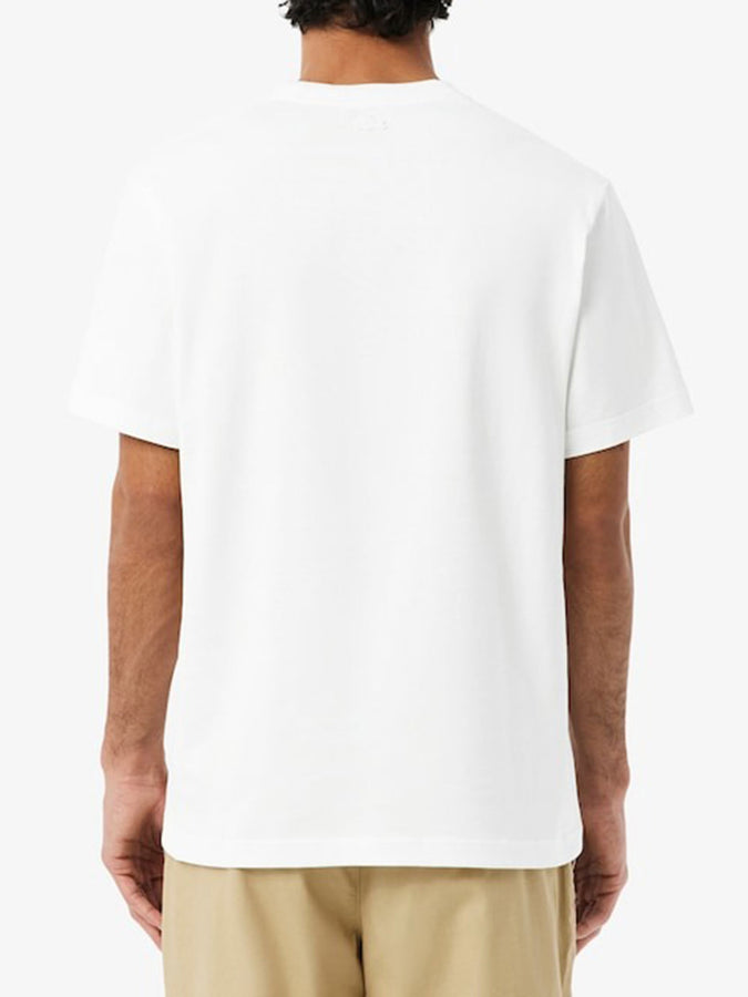 Lacoste Embroidered Heavy Jersey T-Shirt Spring 2026 | WHITE (001)