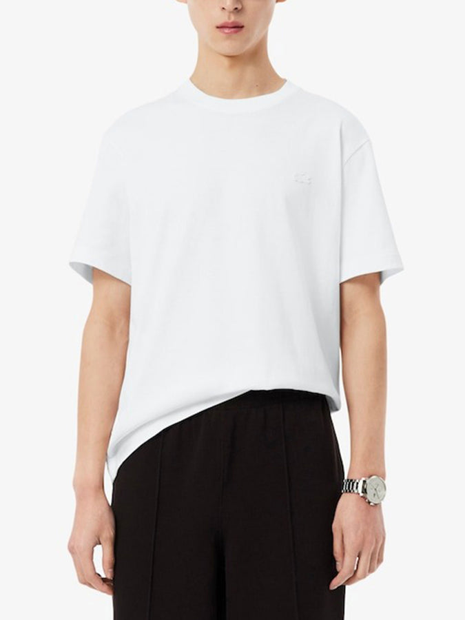 Lacoste Printed Jersey T-Shirt Spring 2026 | WHITE (001)