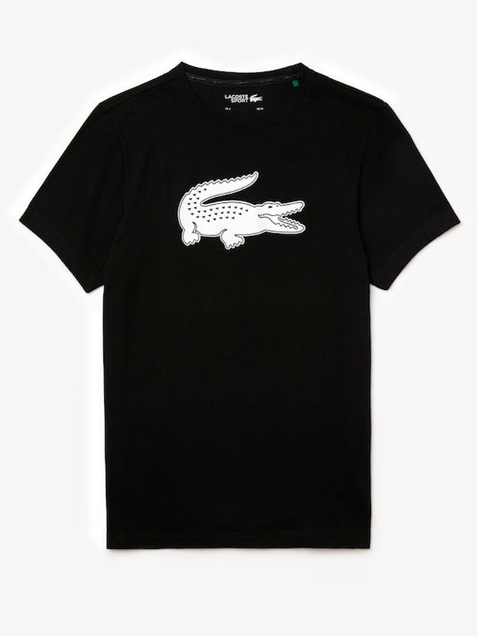 Lacoste Ultra Dry XXL Logo Sport T-Shirt Spring 2026 | BLACK/WHITE (258)