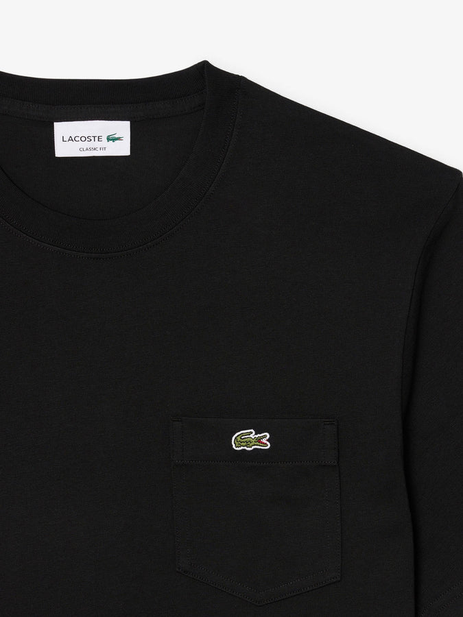Lacoste Cotton Pocket T-Shirt Fall 2026 | BLACK (031)