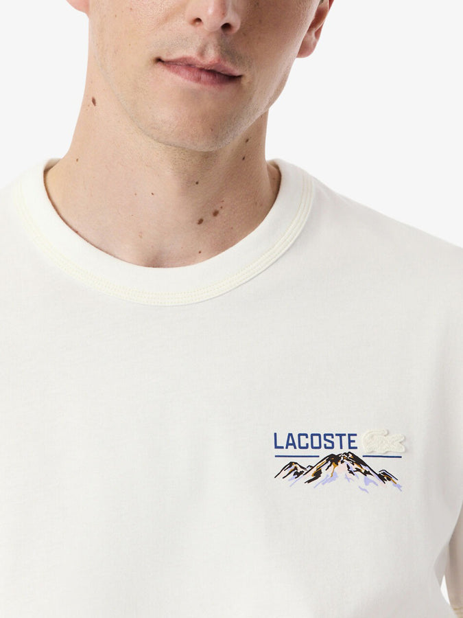 Lacoste Multi Print T-shirt Holiday 2025 | WHITE (70V)