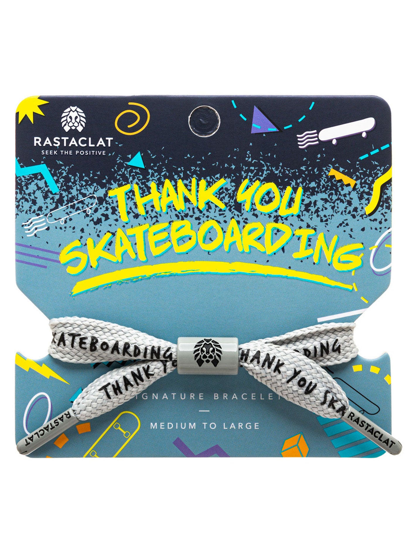 Rastaclat Thank You Skateboarding Single Lace Bracelet