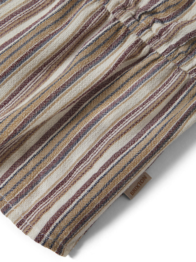 Brixton The Abigail Tie Tank Top Spring 2026 | WORN IN ROBUST RED STRIPE