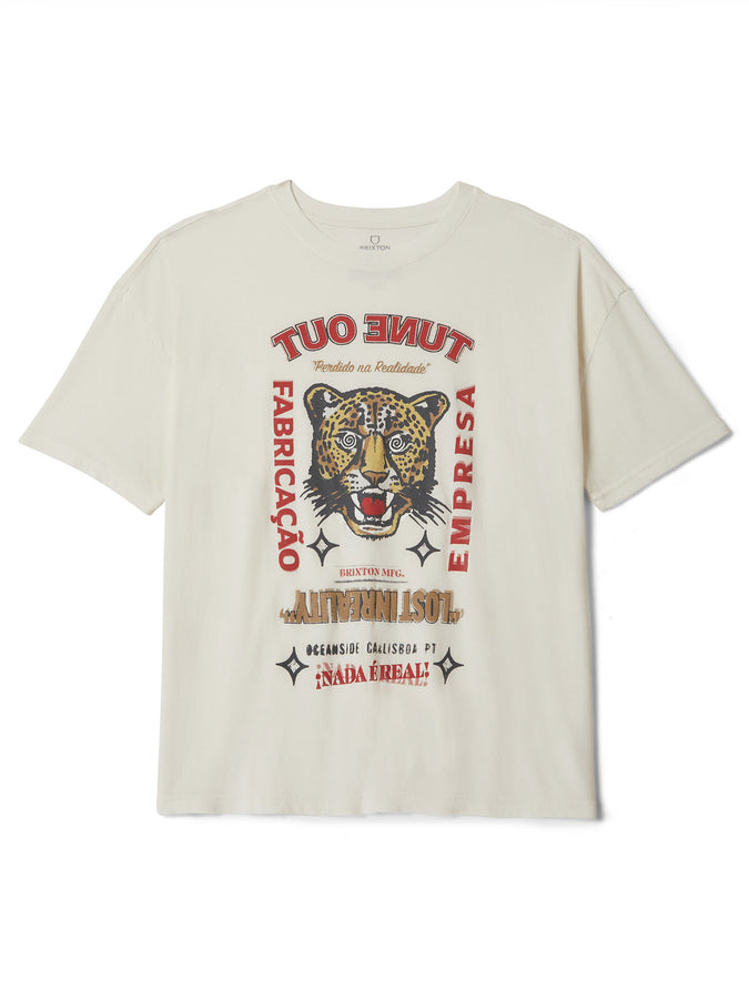 Brixton The Getaway Oversized T-Shirt Spring 2026 | VINTAGE WHITE