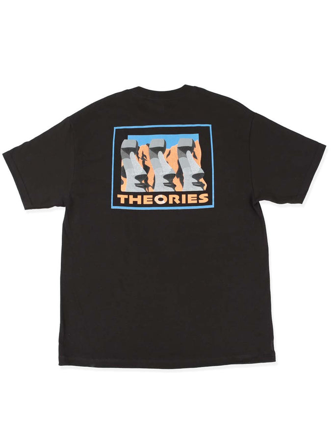 Theories Lost Moai Short Sleeve T-Shirt Summer 2024 | BLACK