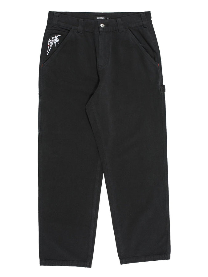 Theories Piano Trap Carpenter Pants Holiday 2024 | WASHED BLACK