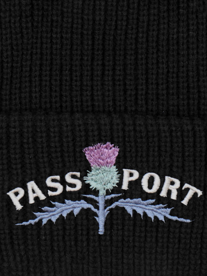 Pass Port Thistle Beanie Winter 2024 |BLACK