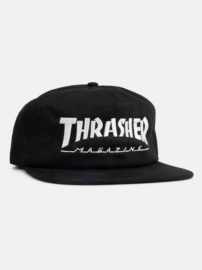 Thrasher Mag Logo Snapback Hat Fall 2023 | BLACK / WHITE (BLW)