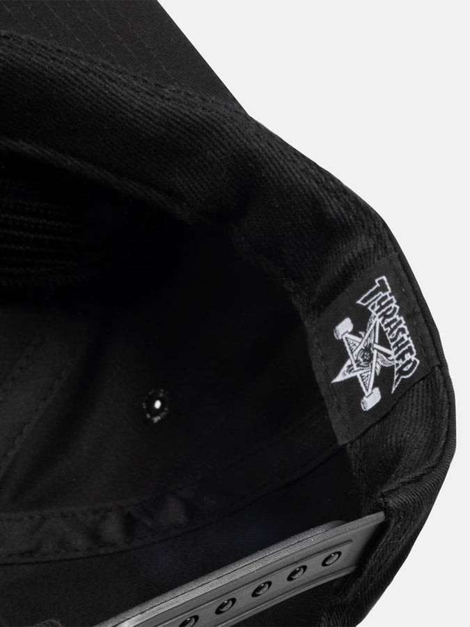 Thrasher Mag Logo Snapback Hat Fall 2023 | BLACK / WHITE (BLW)