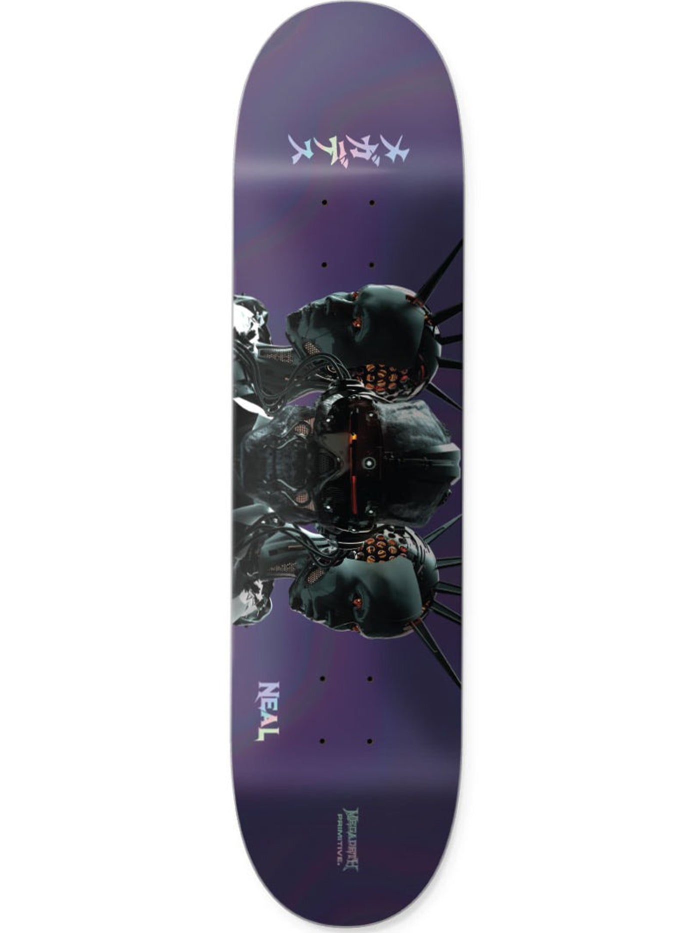 Primitive x Megadeth Neal Threat 8.38 Skateboard Deck