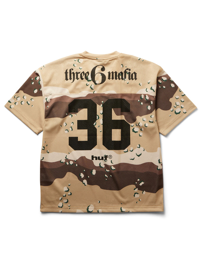 Huf x Three 6 Mafia Football Jersey Holiday 2026 | CAMO