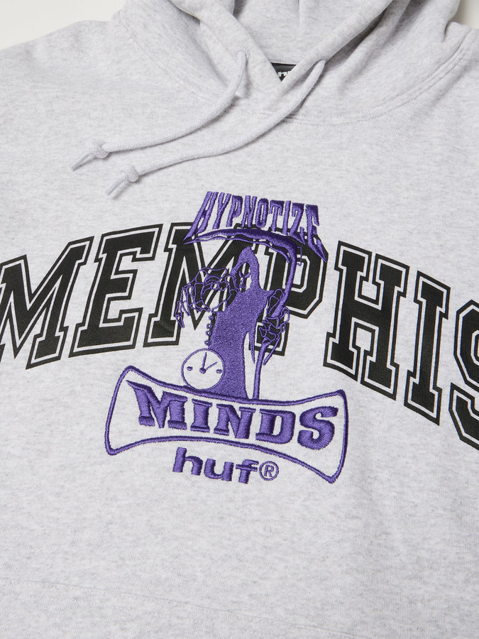 Huf x Three 6 Mafia Hoodie Holiday 2026 | HEATHER GREY