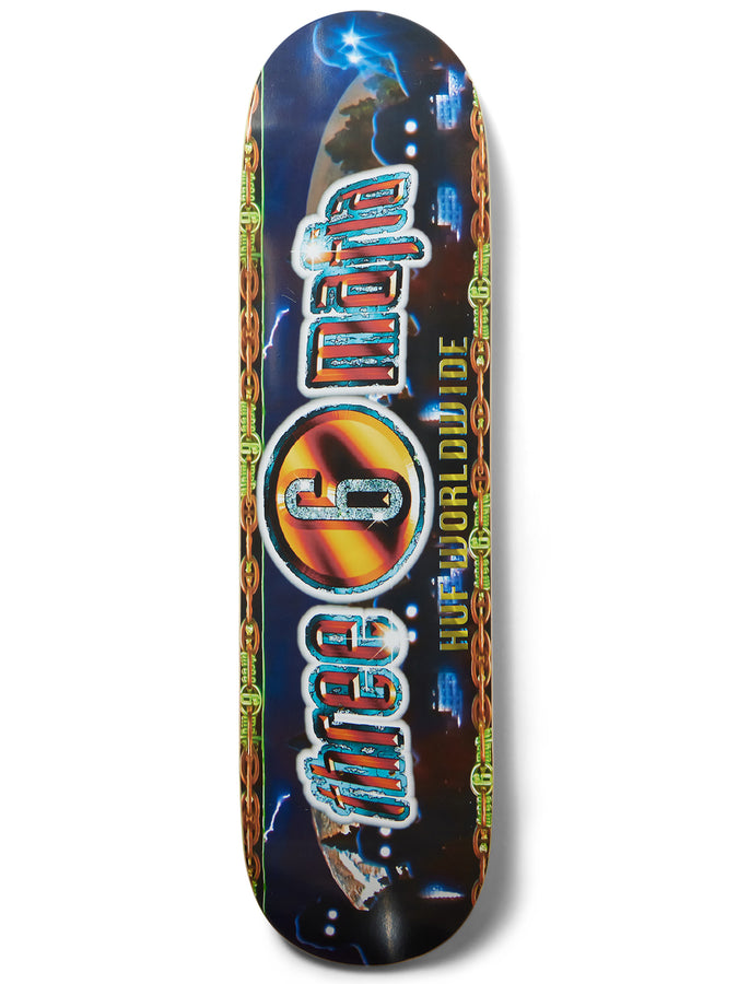 Huf x Three 6 Mafia Skateboard Deck | MULTI