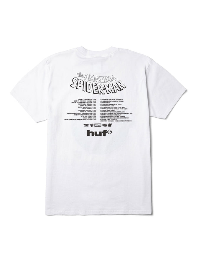 Huf Three Hundred White x Spiderman T-Shirt Fall 2025 | WHITE