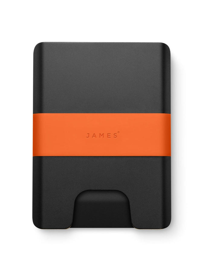 The James Brand The Lowe Black/Fire Wallet | BLACK/FIRE