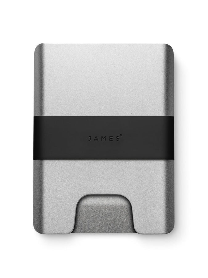 The James Brand The Lowe Silver/Black Wallet | SILVER/BLACK