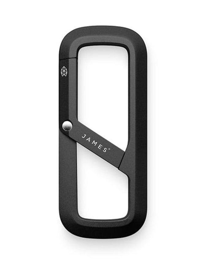 The James Brand The Maddison Black Carabiner | BLACK