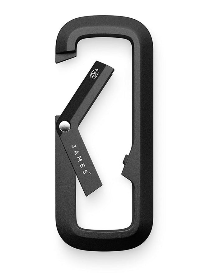 The James Brand The Maddison Black Carabiner | BLACK