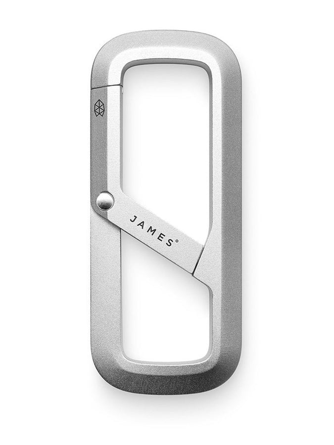The James Brand The Maddison Silver Carabiner | SILVER