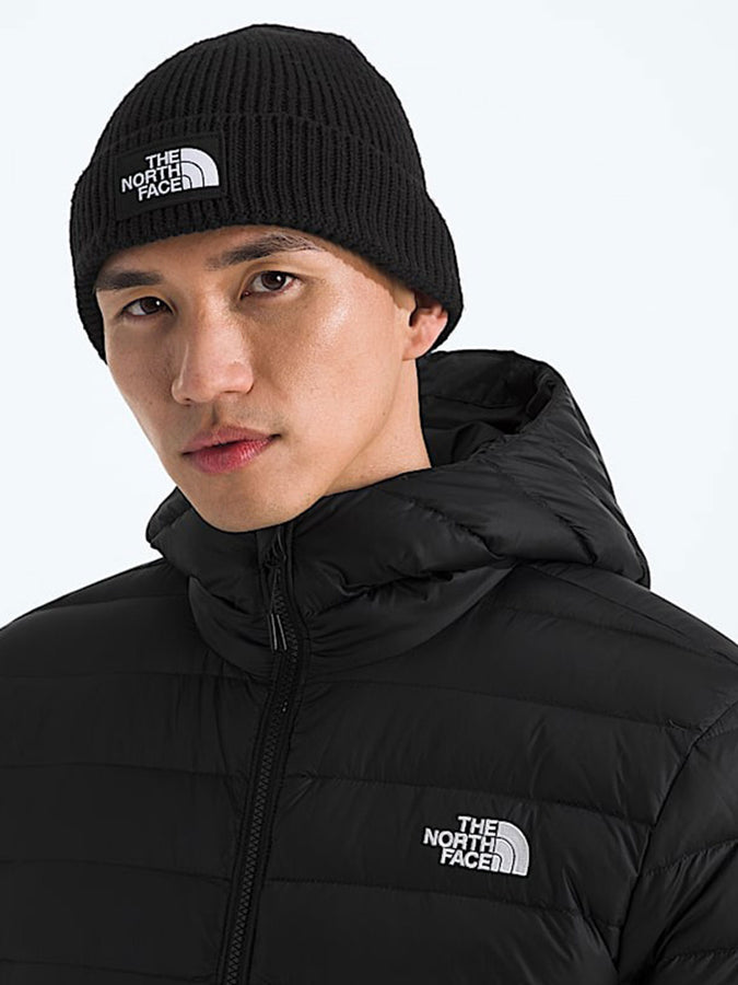 The North Face Logo Box Cuffed Beanie | TNF BLACK (JK3)