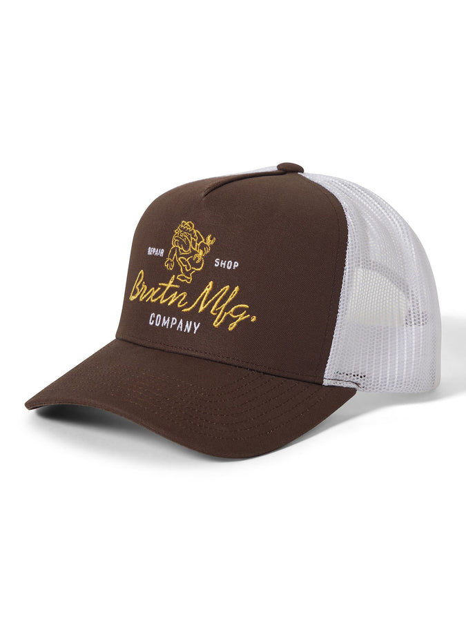 Brixton Tolman Netplus Trucker Hat | PINECONE BROWN/WHITE
