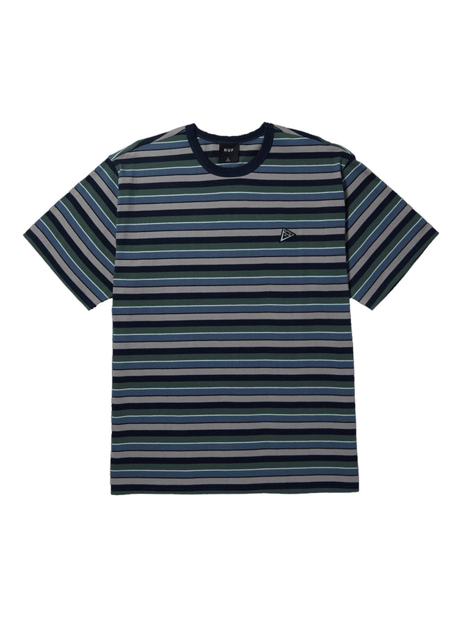 HUF Triple Triangle Short Sleeve T-Shirt Spring 2024 | OIL BLUE