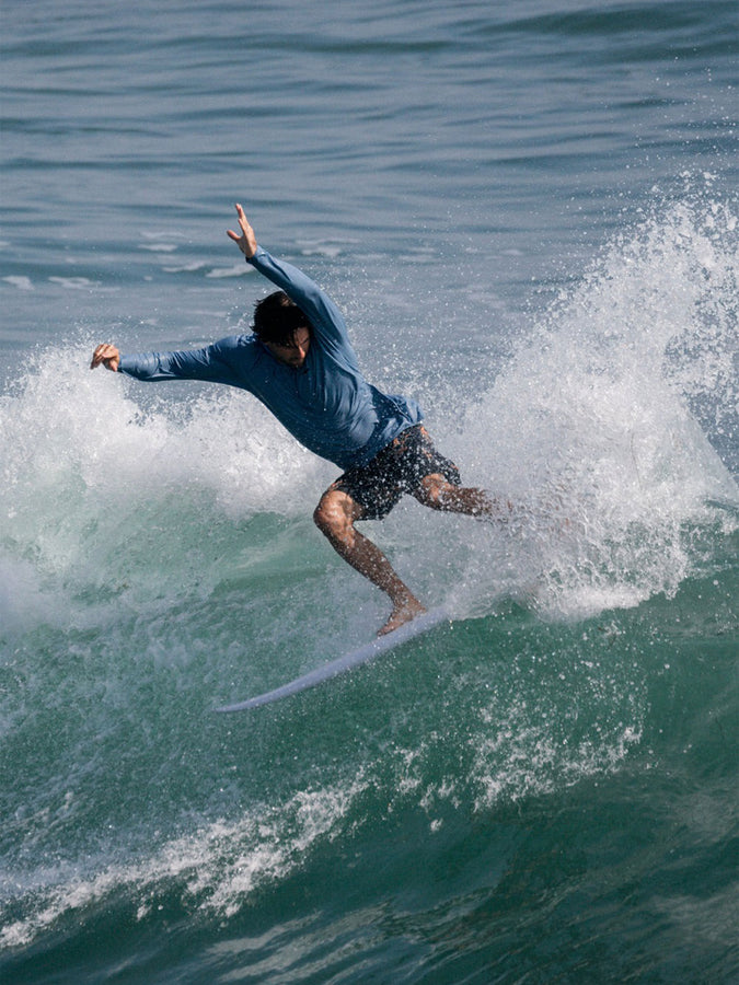 Vissla Twisted Eco Long Sleeve Rashguard Spring 2026 | SLATE HEATHER (SLH)