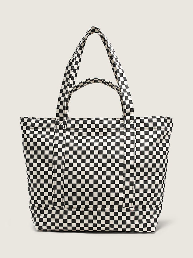Vans Tell All Zip Tote Bag | CHECKERBOARD (705)
