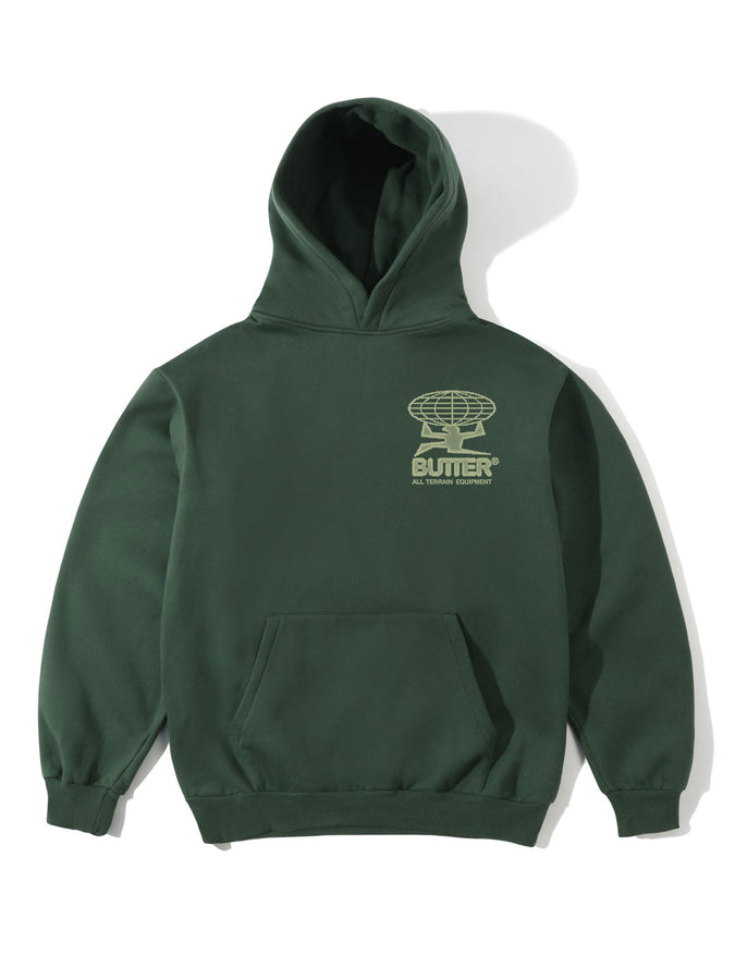 Butter Goods Terrain Hoodie Fall 2025 | DARK GREEN