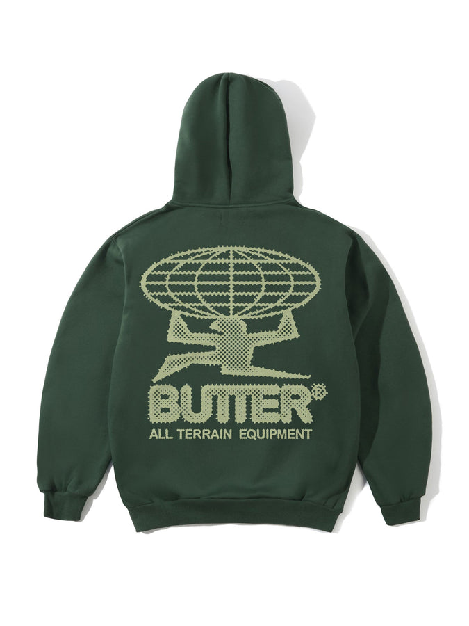 Butter Goods Terrain Hoodie Fall 2025 | DARK GREEN