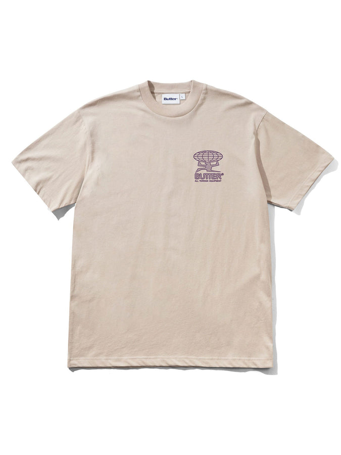Butter Goods Terrain T-Shirt Holiday 2025 | TAUPE