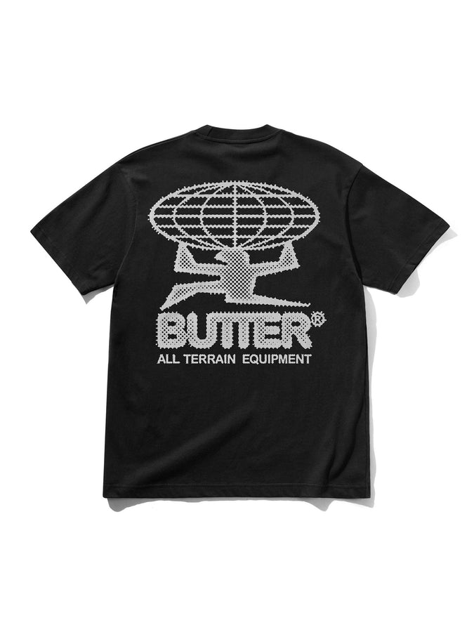 Butter Goods Terrain T-Shirt Fall 2025 | WASHED BLACK