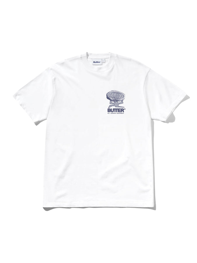 Butter Goods Terrain T-Shirt Fall 2025 | WHITE