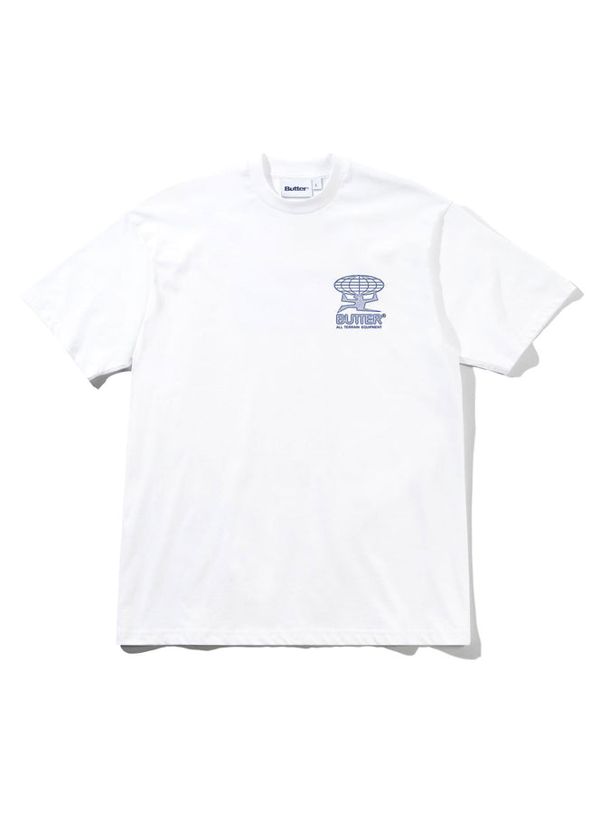 Butter Goods Terrain T-Shirt Holiday 2025 | WHITE
