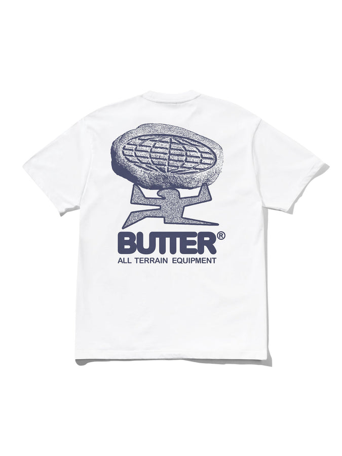 Butter Goods Terrain T-Shirt Fall 2025 | WHITE