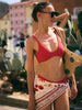Everyday Sunday Red Tulip Crop Stripe Bikini Top Spring 2026